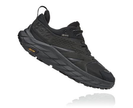 Hoka One One Anacapa Low Gore-tex Moški Čevlji Črna / Črna SI-162409V